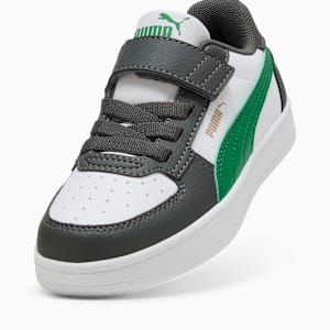 Sneakers pour enfants PUMA Caven 2.0, Shadow Gray-Archive Green-PUMA White, extralarge